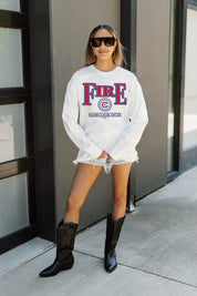 CHICAGO FIRE SC SHINING SPIRIT OVERSIZED MIDWEIGHT LONG SLEEVE TEE