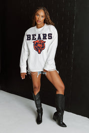 CHICAGO BEARS BIG GOALS OVERSIZED MIDWEIGHT LONG SLEEVE TEE