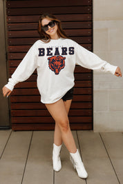 CHICAGO BEARS BIG GOALS OVERSIZED MIDWEIGHT LONG SLEEVE TEE