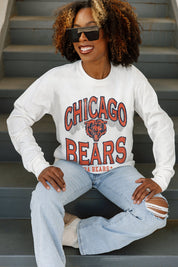 CHICAGO BEARS TIME OUT OVERSIZED MIDWEIGHT LONG SLEEVE TEE