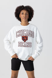 CHICAGO BEARS MIND GAMES OVERSIZED MIDWEIGHT LONG SLEEVE TEE