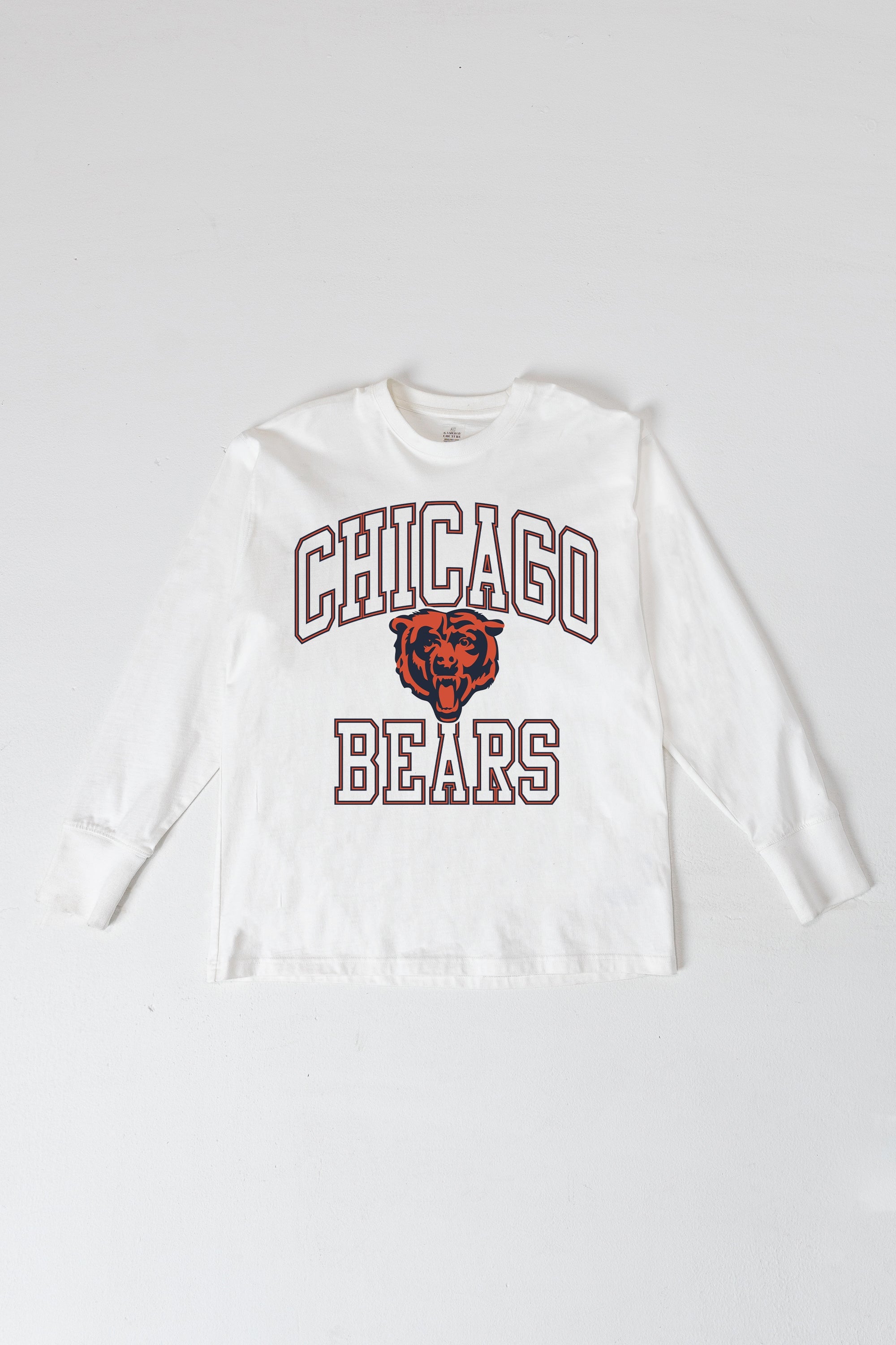 CHICAGO BEARS MIND GAMES OVERSIZED MIDWEIGHT LONG SLEEVE TEE