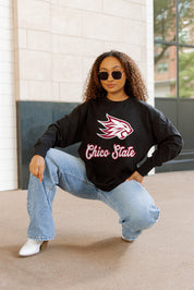 CHICO STATE WILDCATS HONOR ROLL ESSENTIAL RELAXED FIT LONG SLEEVE TEE