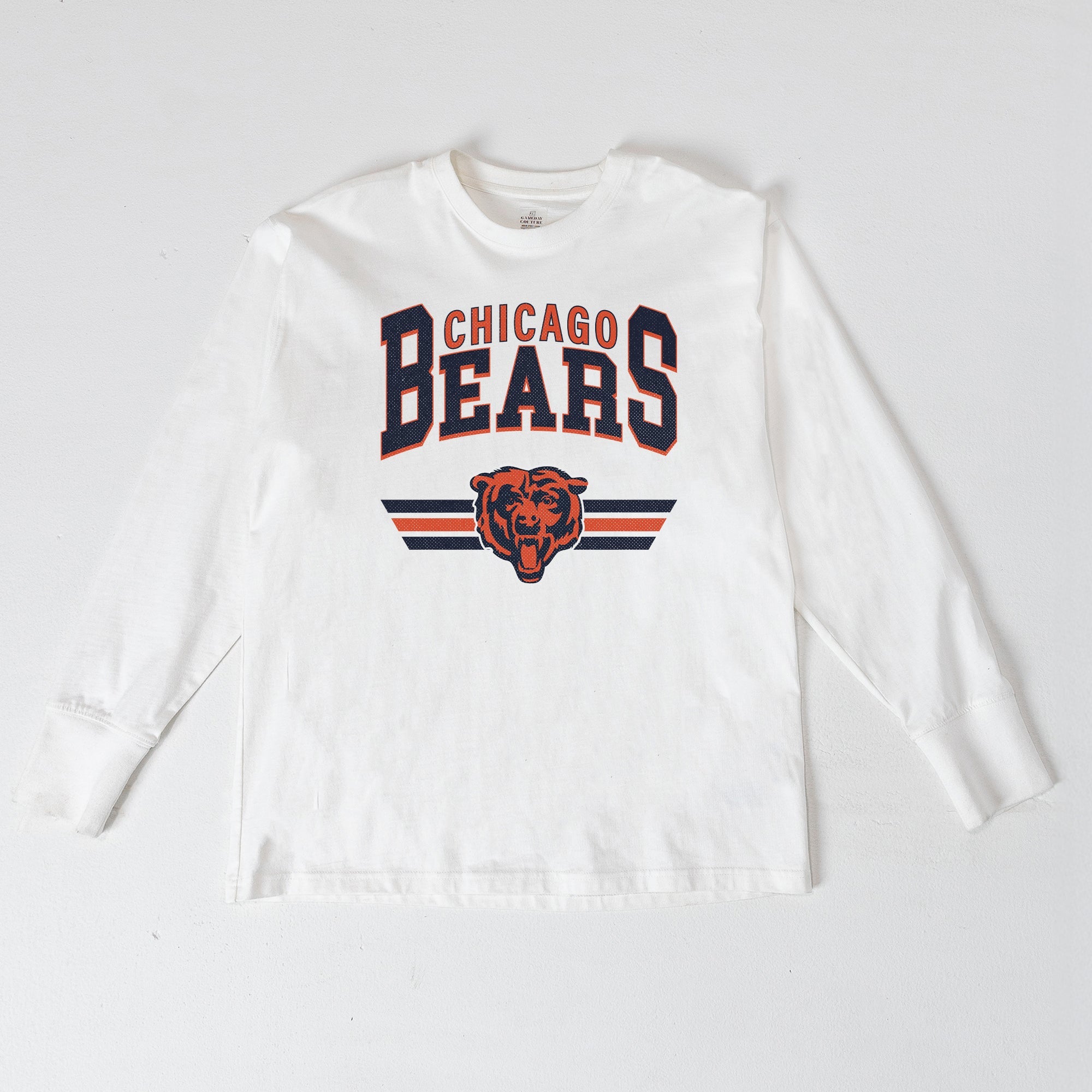CHICAGO BEARS SWIFT STRIKE ESSENTIAL RELAXED FIT LONG SLEEVE TEE
