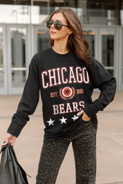 CHICAGO BEARS EVERYDAY STAR ESSENTIAL RELAXED FIT LONG SLEEVE TEE