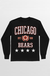CHICAGO BEARS EVERYDAY STAR ESSENTIAL RELAXED FIT LONG SLEEVE TEE