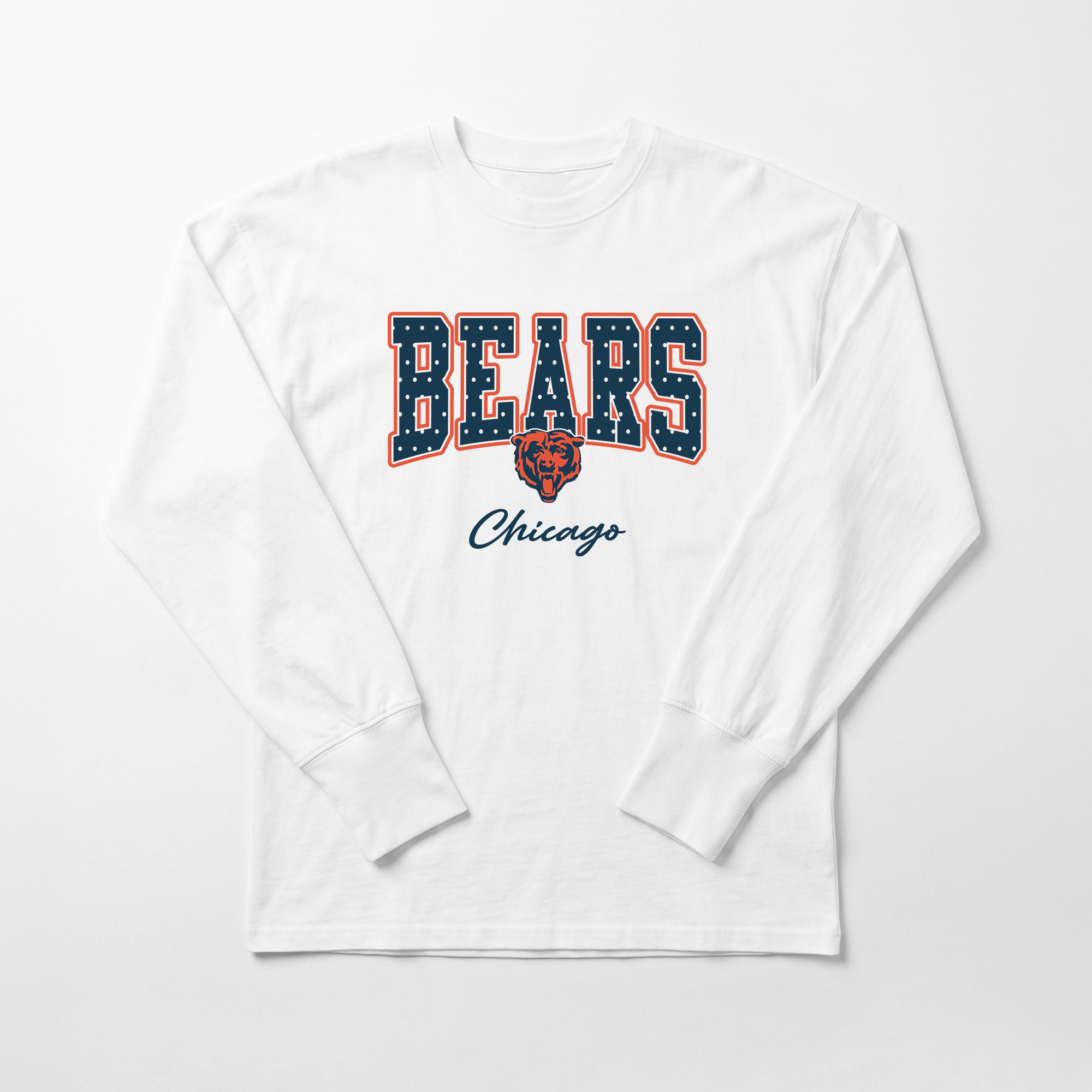 CHICAGO BEARS SWEET SPOT OVERSIZED LONG SLEEVE TEE
