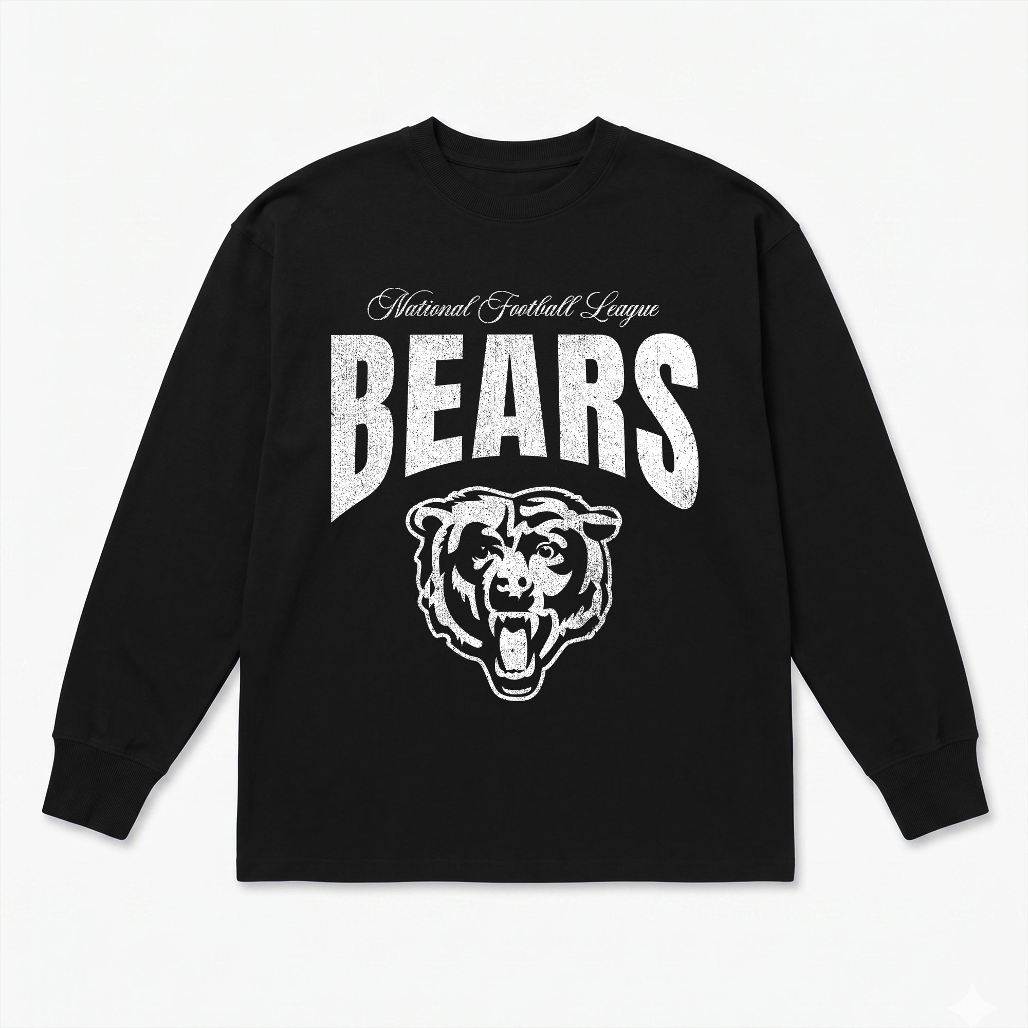CHICAGO BEARS BOLD AMBITION OVERSIZED LONG SLEEVE TEE