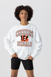 CINCINNATI BENGALS MIND GAMES OVERSIZED MIDWEIGHT LONG SLEEVE TEE