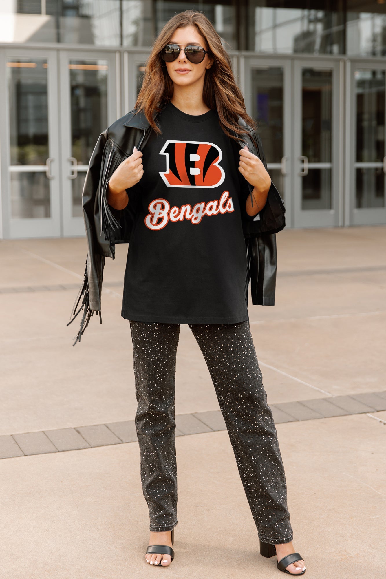 CINCINNATI BENGALS HONOR ROLL ESSENTIAL RELAXED FIT LONG SLEEVE TEE