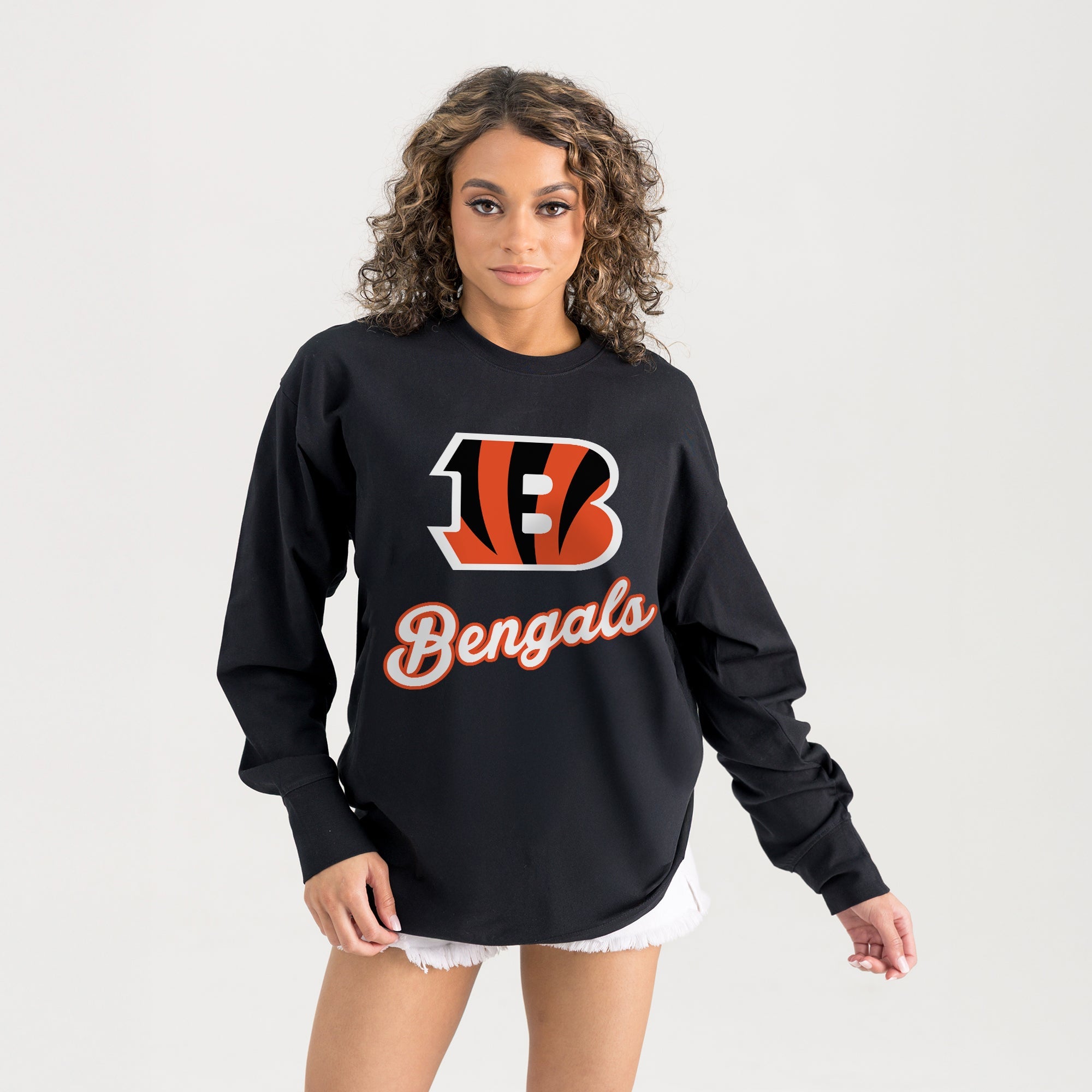 CINCINNATI BENGALS HONOR ROLL ESSENTIAL RELAXED FIT LONG SLEEVE TEE
