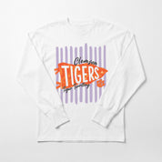 CLEMSON TIGERS RALLY STRIPE ESSENTIAL RELAXED FIT LONG SLEEVE TEE