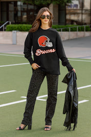 CLEVELAND BROWNS HONOR ROLL ESSENTIAL RELAXED FIT LONG SLEEVE TEE