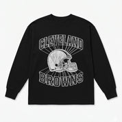 CLEVELAND BROWNS SPOTLIGHT OVERSIZED LONG SLEEVE TEE