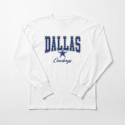 DALLAS COWBOYS SWEET SPOT OVERSIZED LONG SLEEVE TEE