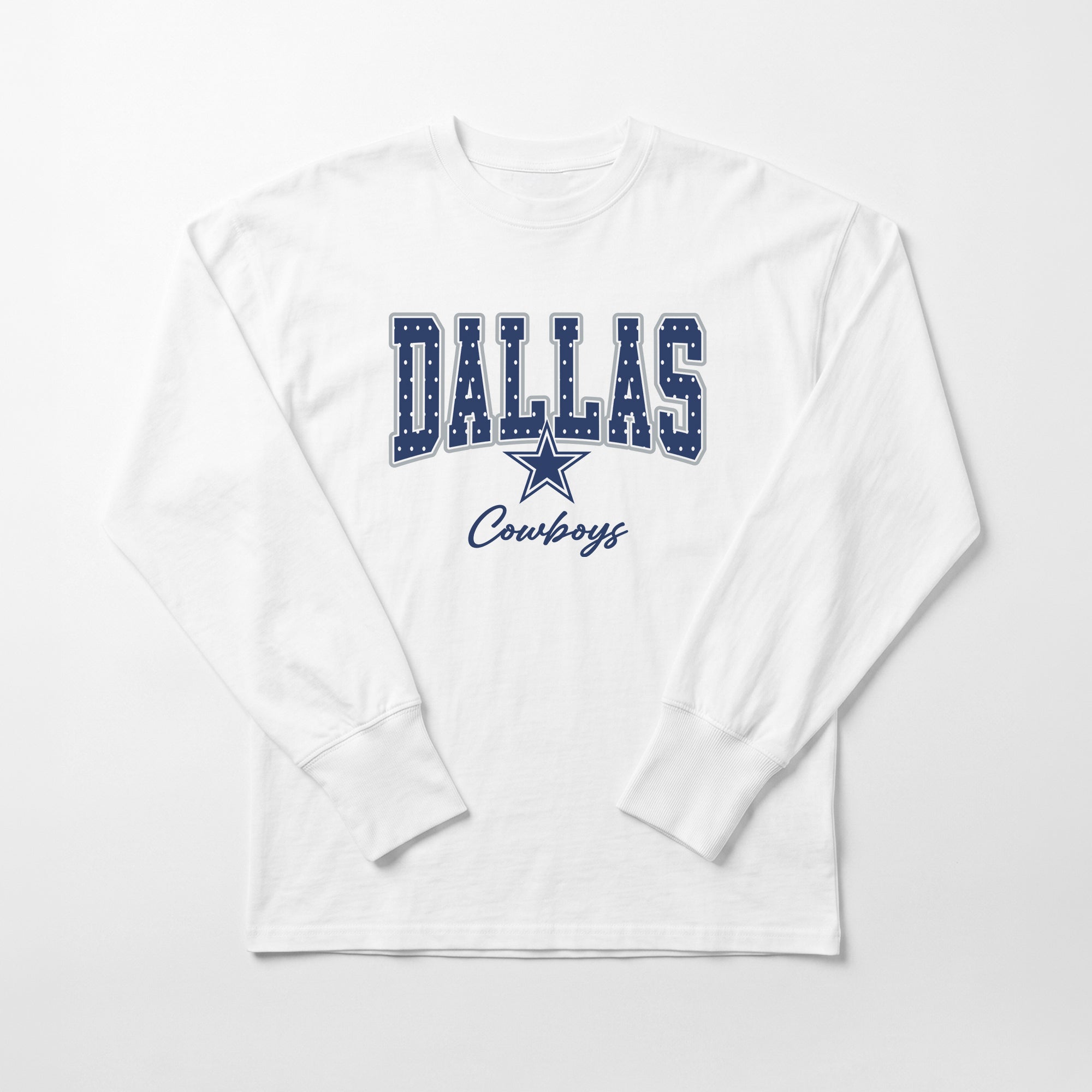 DALLAS COWBOYS SWEET SPOT OVERSIZED LONG SLEEVE TEE