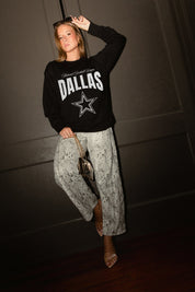 DALLAS COWBOYS BOLD AMBITION OVERSIZED LONG SLEEVE TEE