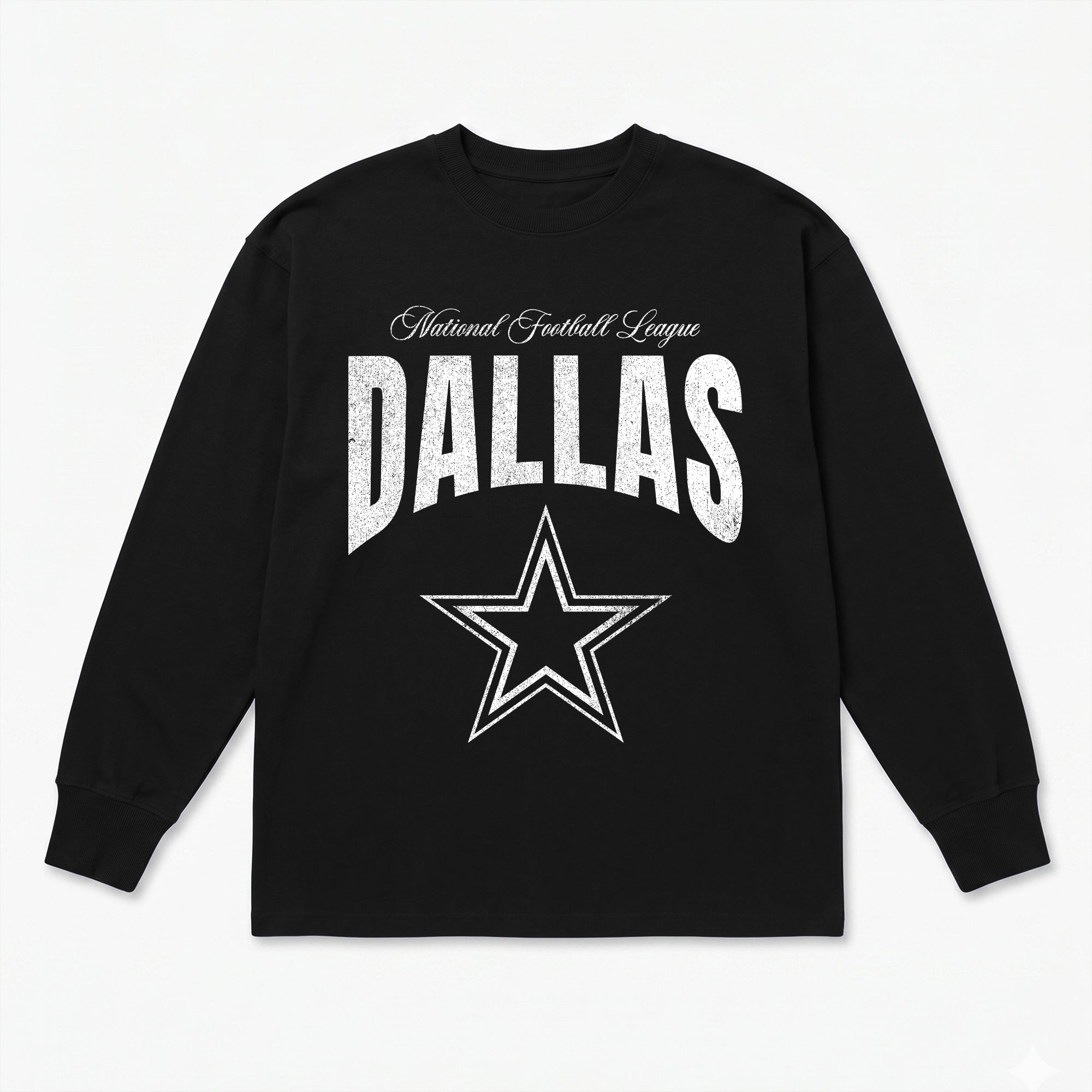 DALLAS COWBOYS BOLD AMBITION OVERSIZED LONG SLEEVE TEE