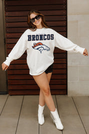 DENVER BRONCOS BIG GOALS OVERSIZED MIDWEIGHT LONG SLEEVE TEE