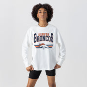 DENVER BRONCOS SWIFT STRIKE ESSENTIAL RELAXED FIT LONG SLEEVE TEE