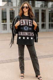 DENVER BRONCOS EVERYDAY STAR ESSENTIAL RELAXED FIT LONG SLEEVE TEE