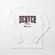 DENVER BRONCOS SWEET SPOT OVERSIZED LONG SLEEVE TEE