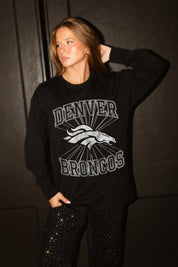 DENVER BRONCOS SPOTLIGHT OVERSIZED LONG SLEEVE TEE