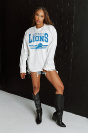 DETROIT LIONS SWIFT STRIKE ESSENTIAL RELAXED FIT LONG SLEEVE TEE