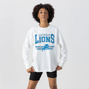 DETROIT LIONS SWIFT STRIKE ESSENTIAL RELAXED FIT LONG SLEEVE TEE