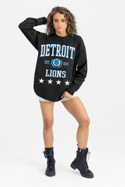 DETROIT LIONS EVERYDAY STAR ESSENTIAL RELAXED FIT LONG SLEEVE TEE