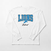 DETROIT LIONS SWEET SPOT OVERSIZED LONG SLEEVE TEE