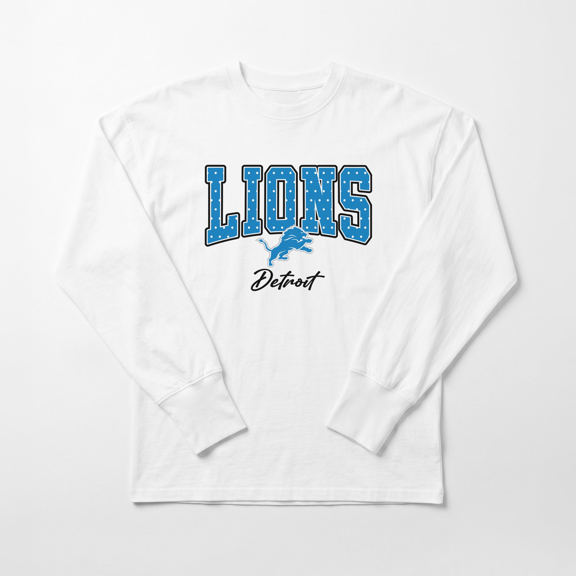 DETROIT LIONS SWEET SPOT OVERSIZED LONG SLEEVE TEE