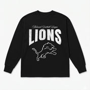 DETROIT LIONS BOLD AMBITION OVERSIZED LONG SLEEVE TEE