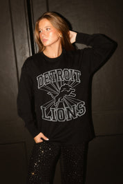 DETROIT LIONS SPOTLIGHT OVERSIZED LONG SLEEVE TEE