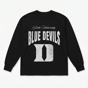DUKE BLUE DEVILS BOLD AMBITION ESSENTIAL RELAXED FIT LONG SLEEVE TEE