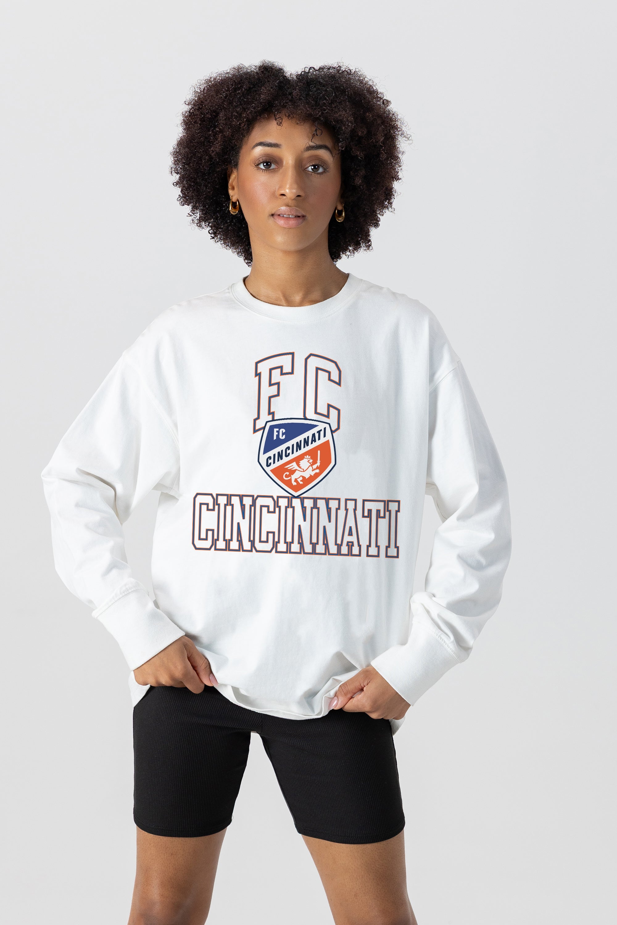 FC CINCINNATI MIND GAMES OVERSIZED MIDWEIGHT LONG SLEEVE TEE