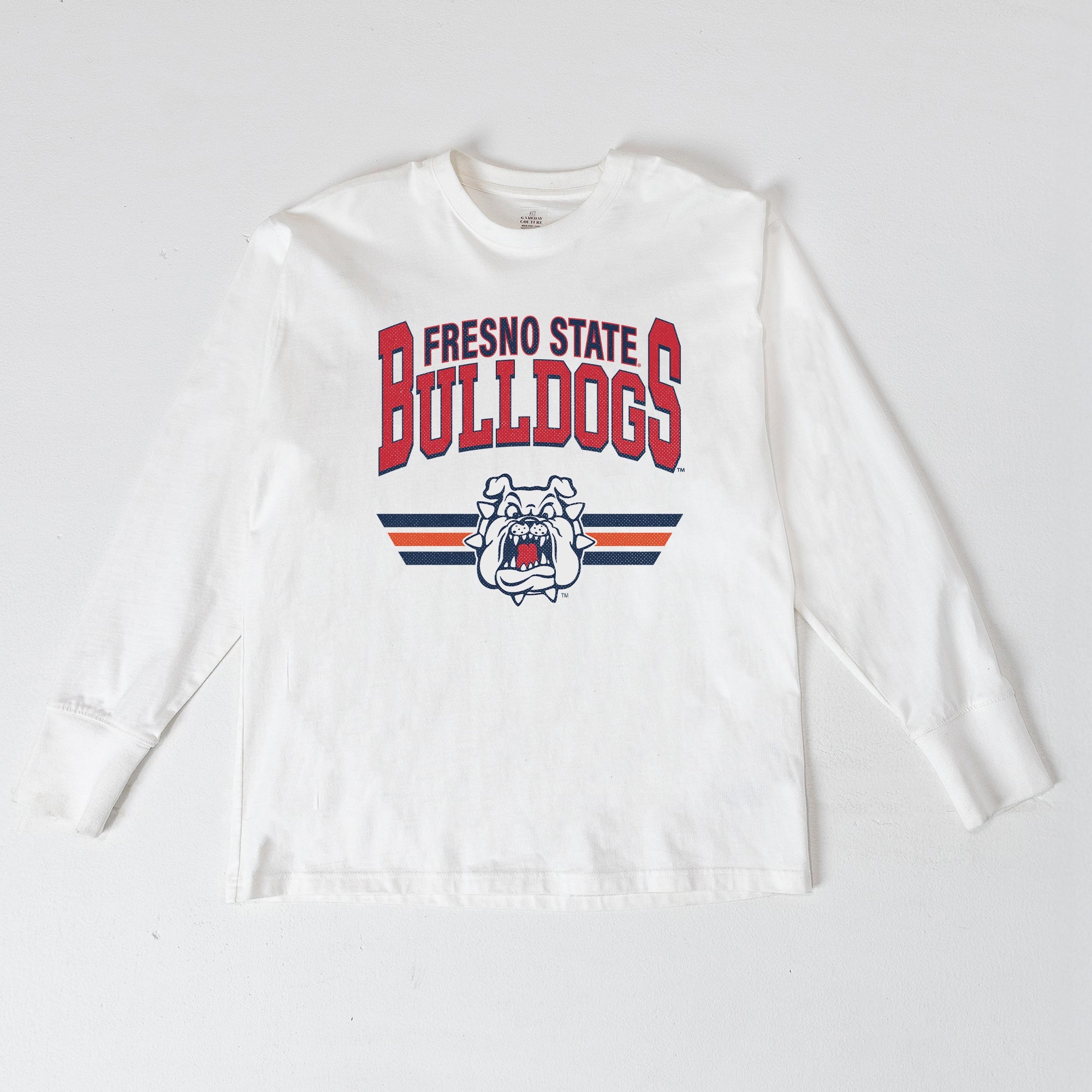FRESNO STATE BULLDOGS SWIFT STRIKE ESSENTIAL RELAXED FIT LONG SLEEVE TEE