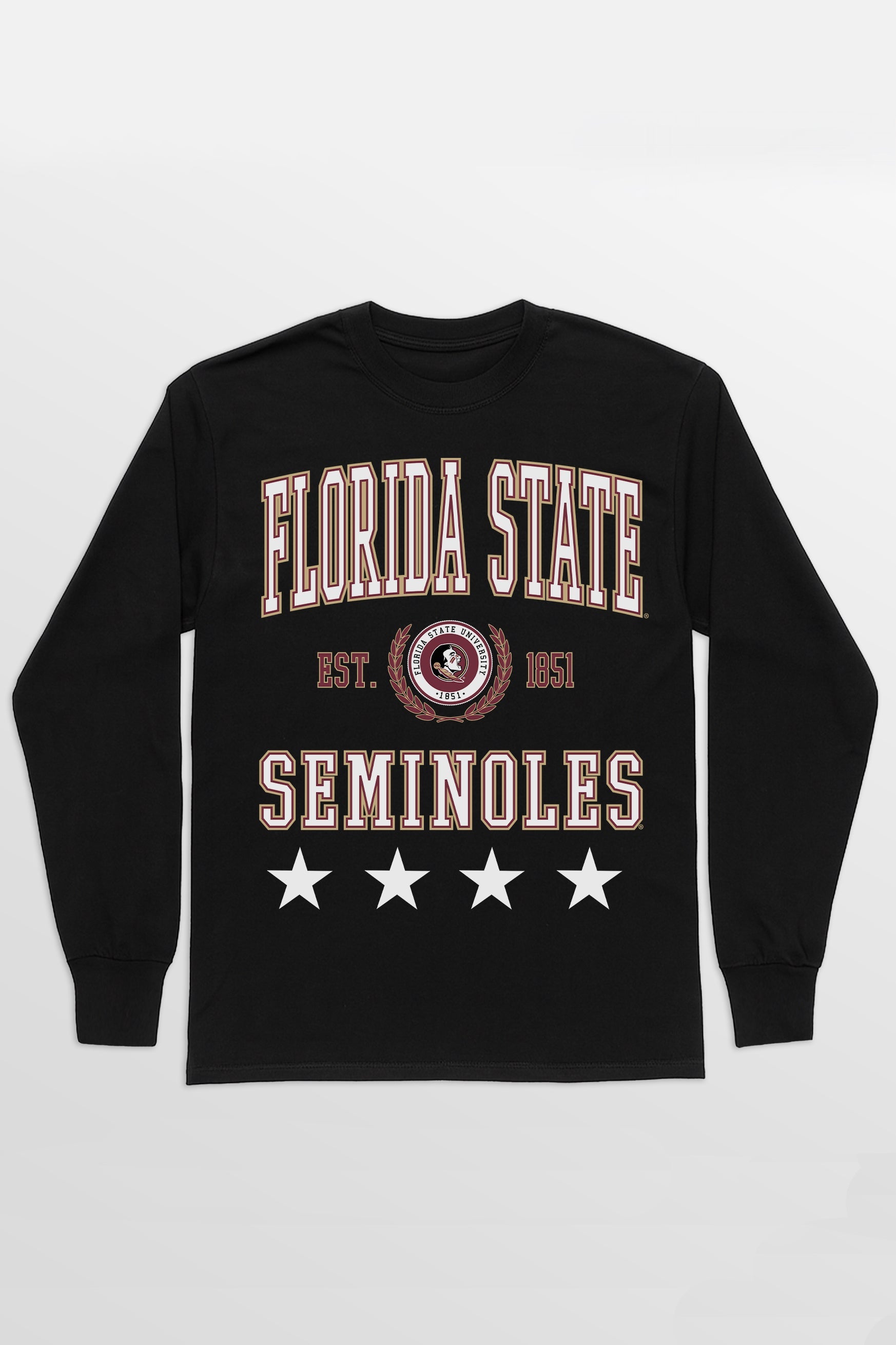 FLORIDA STATE SEMINOLES EVERYDAY STAR ESSENTIAL RELAXED FIT LONG SLEEVE TEE