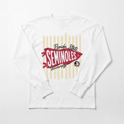 FLORIDA STATE SEMINOLES RALLY STRIPE ESSENTIAL RELAXED FIT LONG SLEEVE TEE