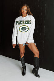 GREEN BAY PACKERS BIG GOALS OVERSIZED MIDWEIGHT LONG SLEEVE TEE
