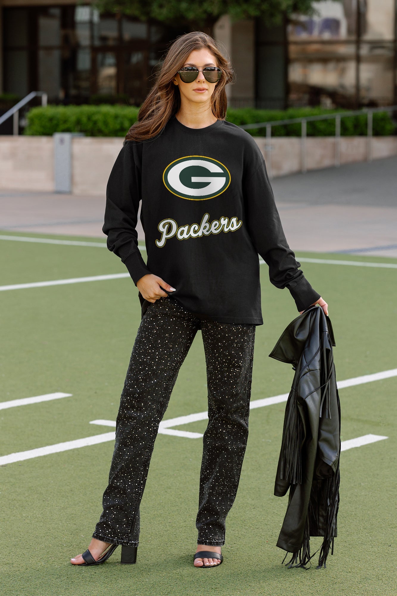 GREEN BAY PACKERS HONOR ROLL ESSENTIAL RELAXED FIT LONG SLEEVE TEE