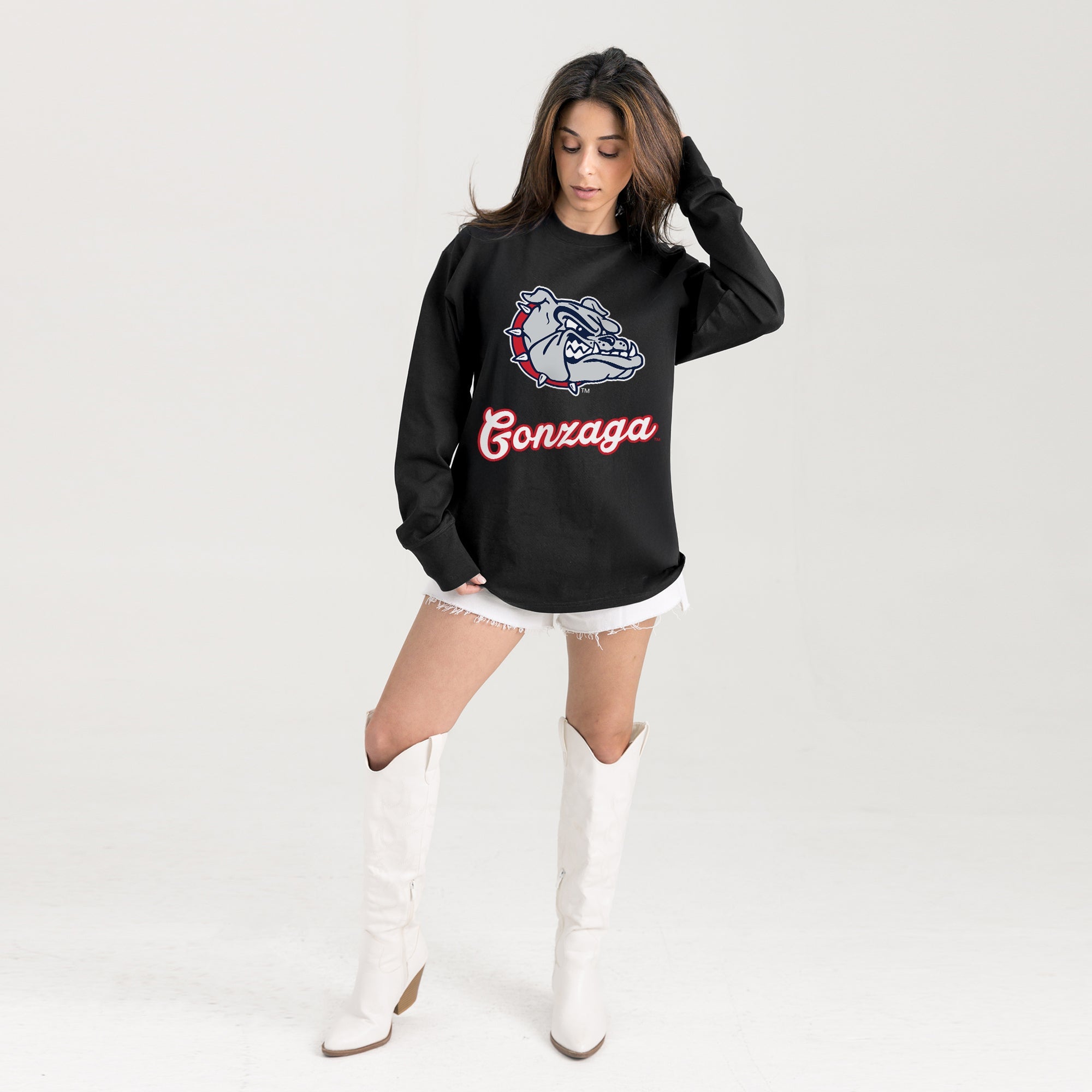 GONZAGA BULLDOGS HONOR ROLL ESSENTIAL RELAXED FIT LONG SLEEVE TEE