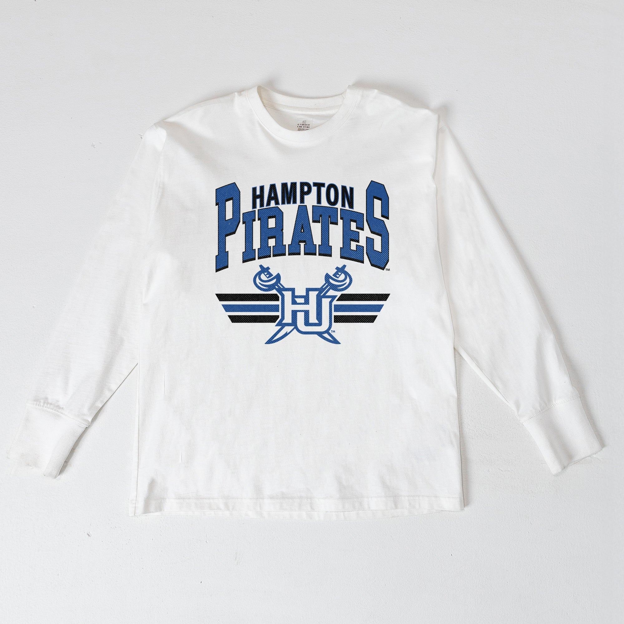 HAMPTON PIRATES SWIFT STRIKE ESSENTIAL RELAXED FIT LONG SLEEVE TEE