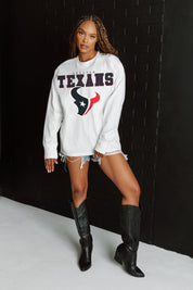 HOUSTON TEXANS BIG GOALS OVERSIZED MIDWEIGHT LONG SLEEVE TEE