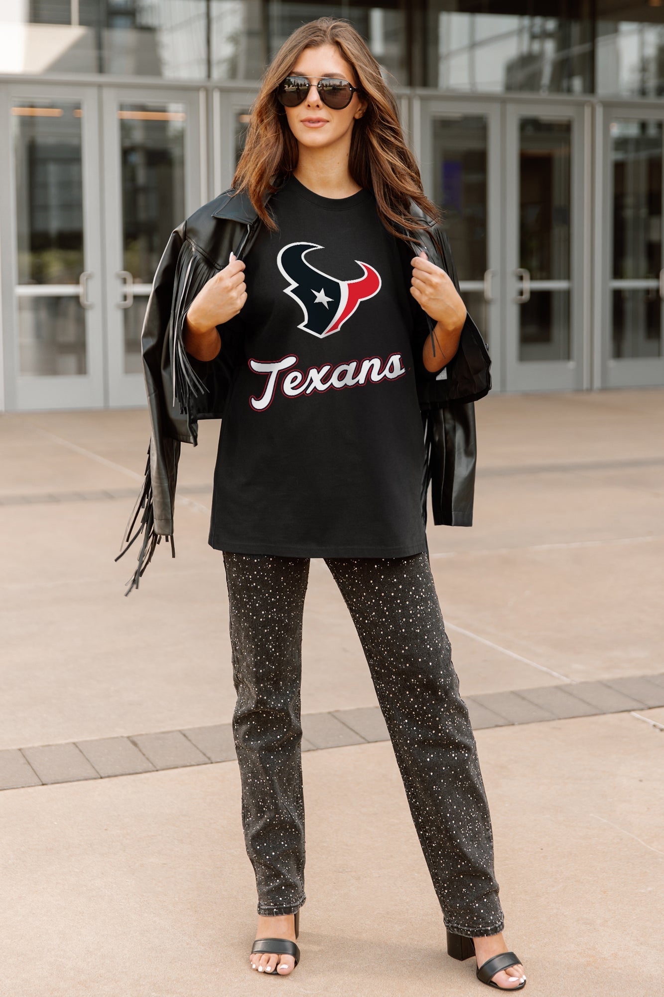 HOUSTON TEXANS HONOR ROLL ESSENTIAL RELAXED FIT LONG SLEEVE TEE