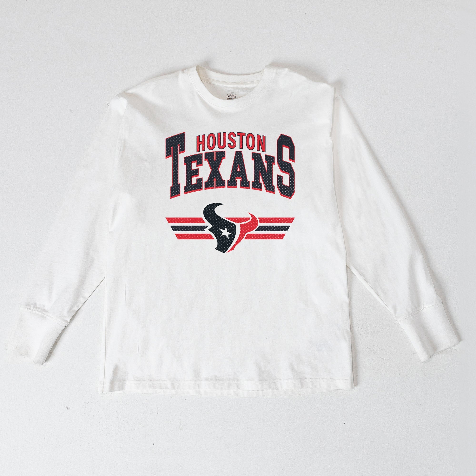 HOUSTON TEXANS SWIFT STRIKE ESSENTIAL RELAXED FIT LONG SLEEVE TEE