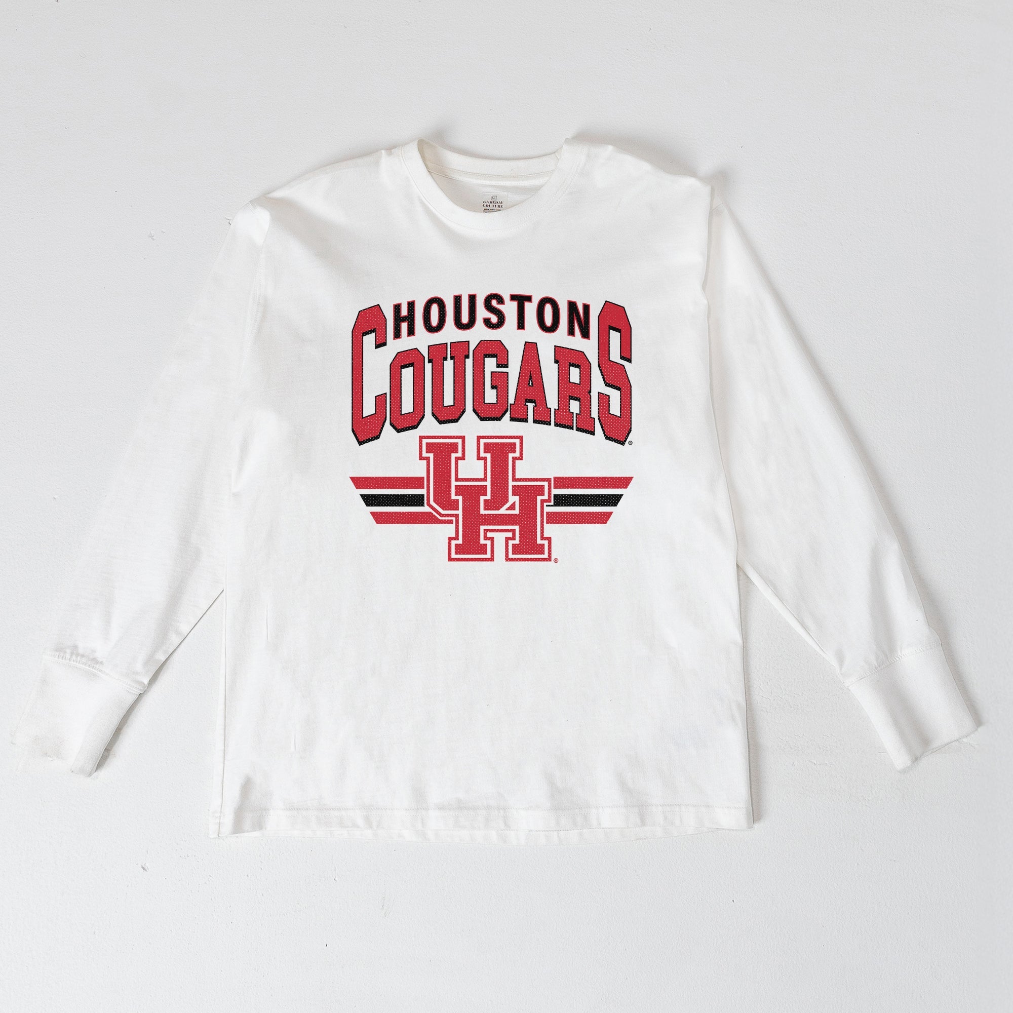 HOUSTON COUGARS SWIFT STRIKE ESSENTIAL RELAXED FIT LONG SLEEVE TEE