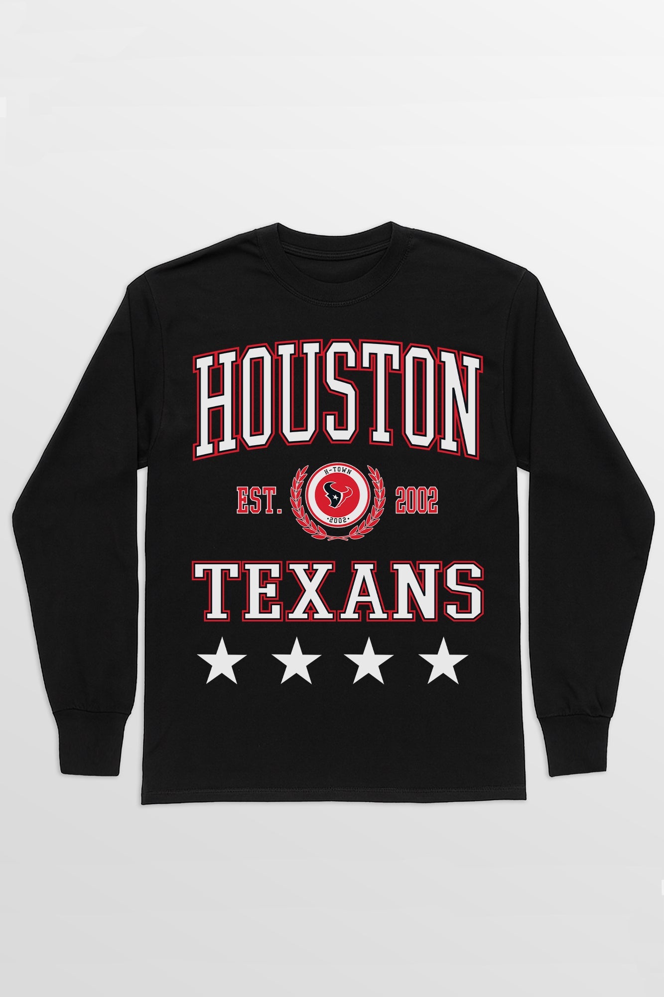 HOUSTON TEXANS EVERYDAY STAR ESSENTIAL RELAXED FIT LONG SLEEVE TEE