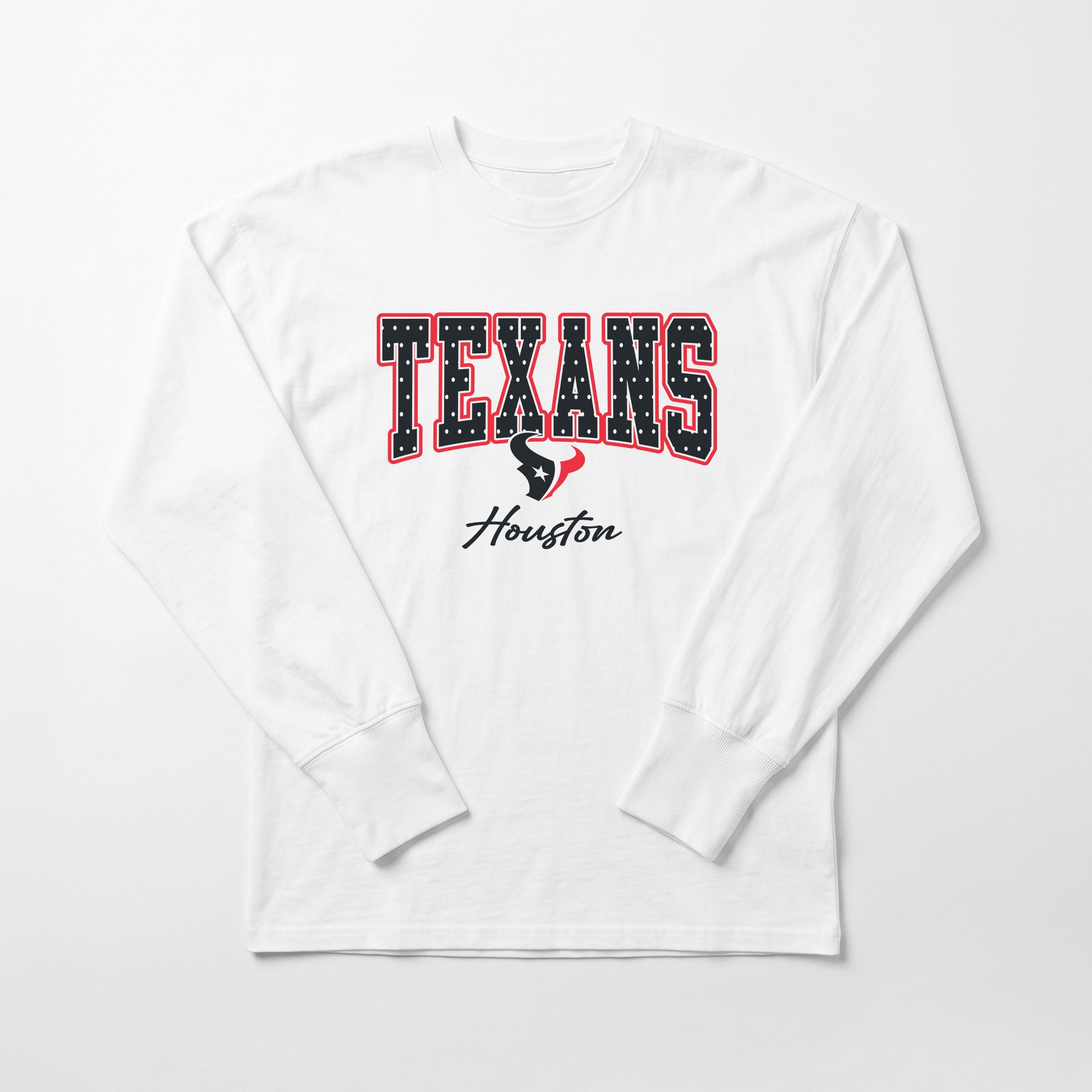 HOUSTON TEXANS SWEET SPOT OVERSIZED LONG SLEEVE TEE
