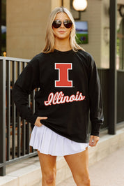 ILLINOIS FIGHTING ILLINI HONOR ROLL ESSENTIAL RELAXED FIT LONG SLEEVE TEE